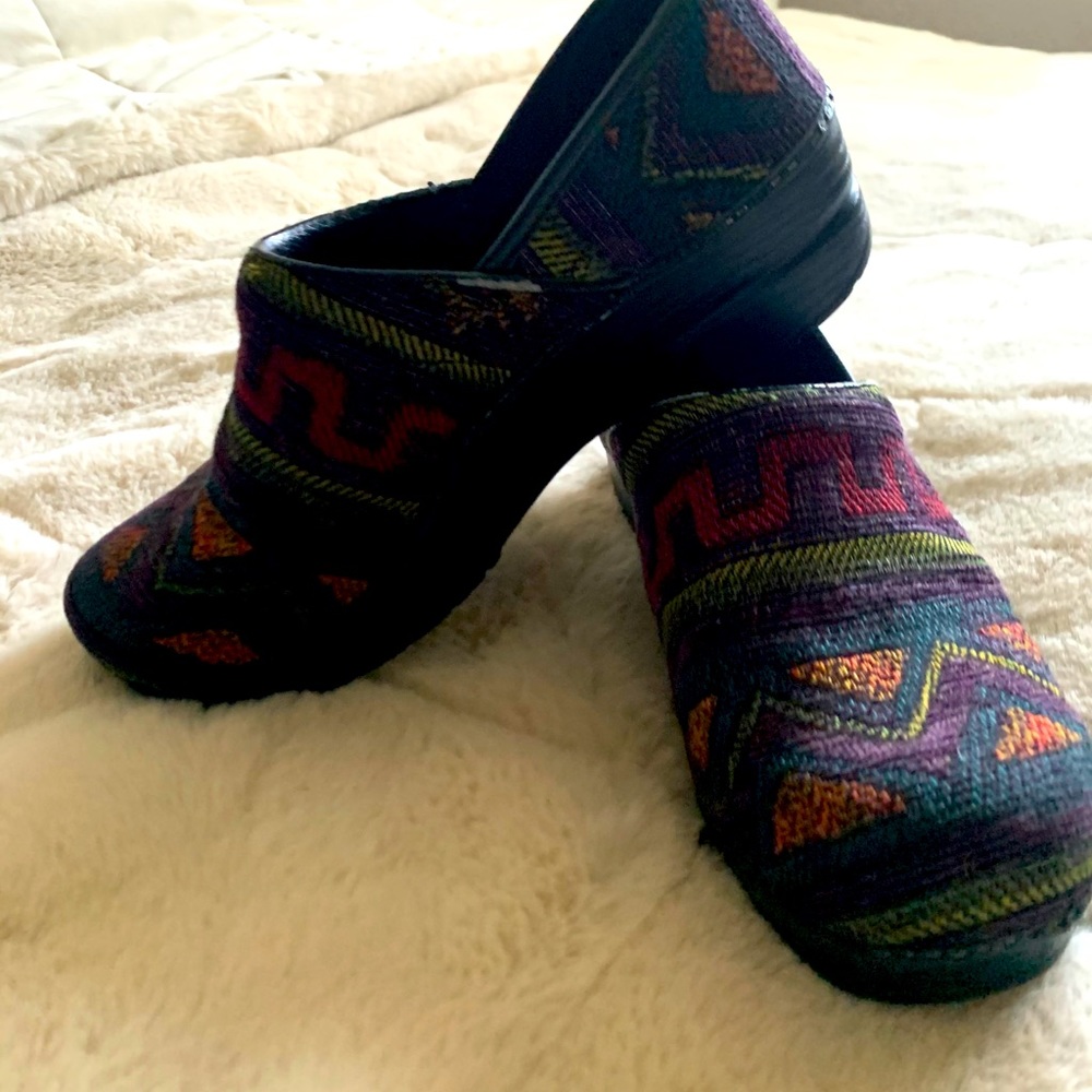 Dansko Southwest Pattern Clogs - image 1